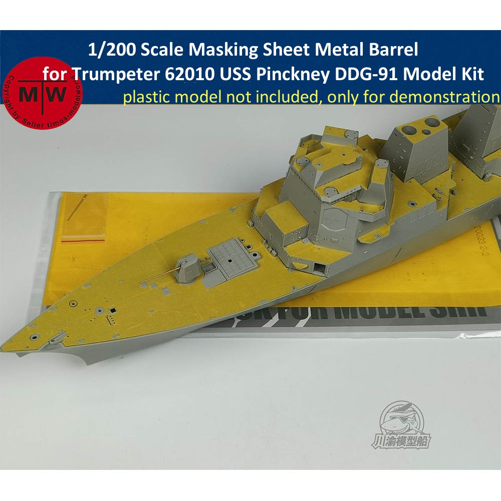 Model Kit Uss Iowa - Maskierung blech zylinder im Maßstab 1/200