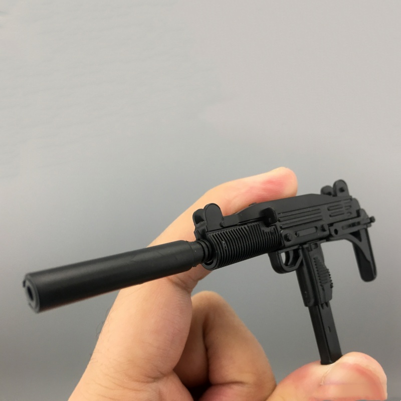 Model Kit Weapons - Uzi-Montagesatz im Maßstab 1:6 aus Kunststoff,