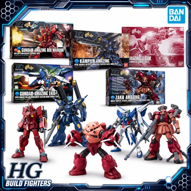 Model Kit Code Geass - Bandai Original HGBF 1/144 Amazing Exia