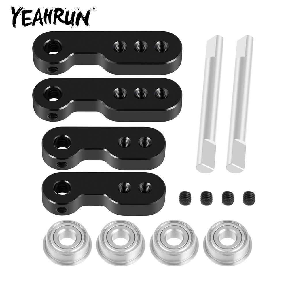Model Kit Tamiya - YEAHRUN Servolenkung aus Aluminiumlegierung, feste Halterung