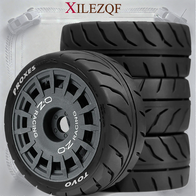 Tamiya Model Rc Car - XILEZQF 4 Stück 1/10 On-Road Touring-Reifen