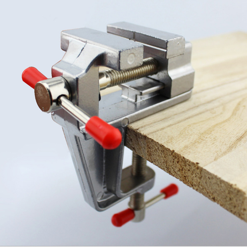 Model Kit Vise - Mini-Schraubstock, multifunktional, 3,5 Zoll, Aluminium, Miniatur,