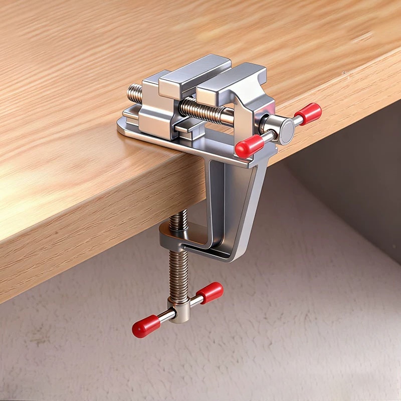 Model Kit Vise - Mini-Schraubstock, multifunktional, 3,5 Zoll, Aluminium, Miniatur,