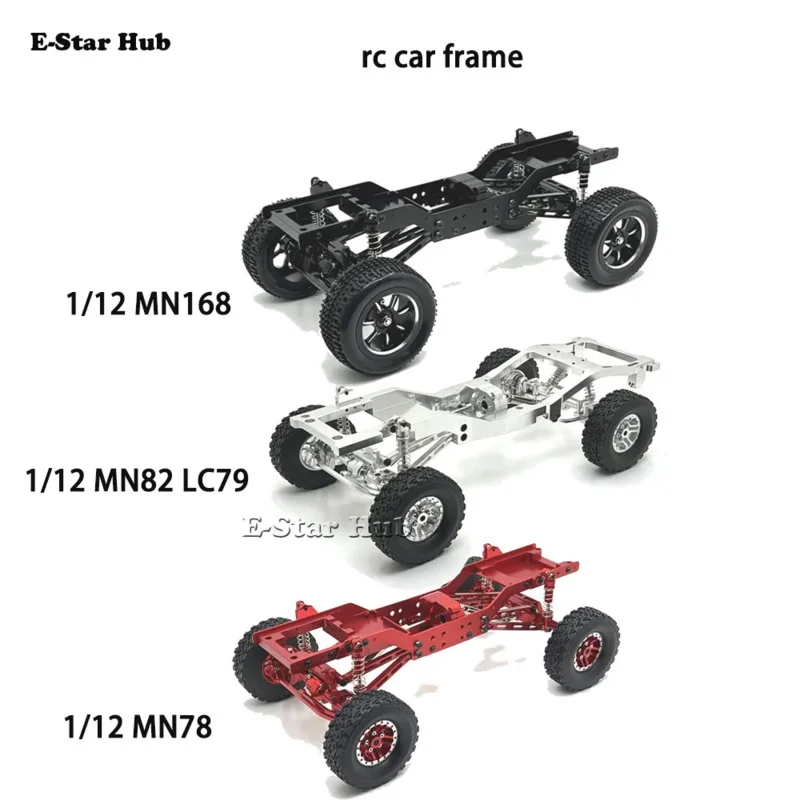 Model Kit Frame - RC AUTO Vollmetall-Chassisrahmen für 1/12 MN78